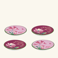 Florenza Malva Impero Coasters Pink Set of 4 ginori 1750 florenza malva impero coasters pink set of 4