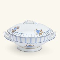 Brocante Soup Tureen Blue bernardaud brocante soup tureen blue