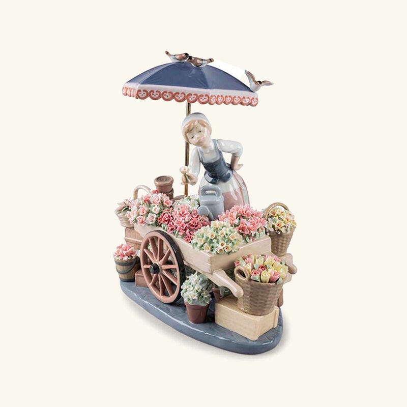 Flowers of The Season Woman Sculpture Medium Grey lladro flowers of the season woman sculpture medium grey