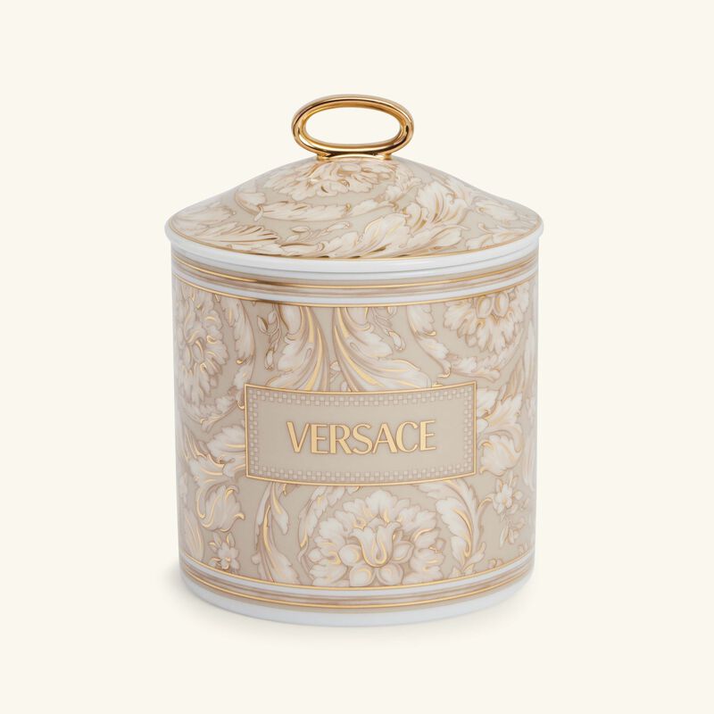 versace barocco beige trinket box medium