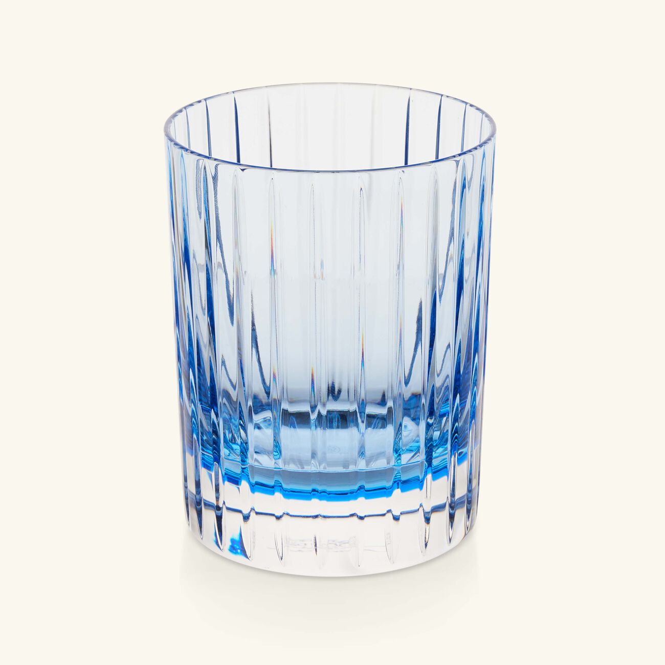 baccarat harmonie drinking glass blue set of 2
