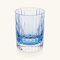 baccarat harmonie drinking glass blue set of 2