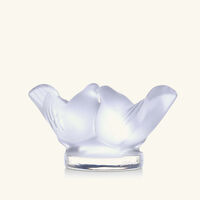 Colombes Figurine Small Clear lalique colombes figurine small clear