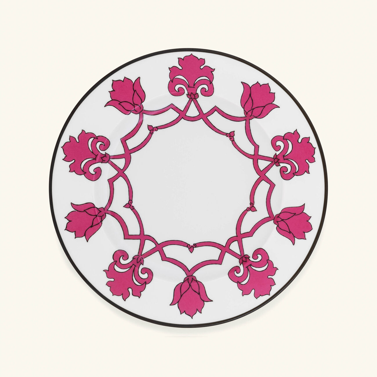 pinto paris jaipur dinner plate round pink 26cm