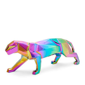 Panther Sculpture - Iridiscent, medium