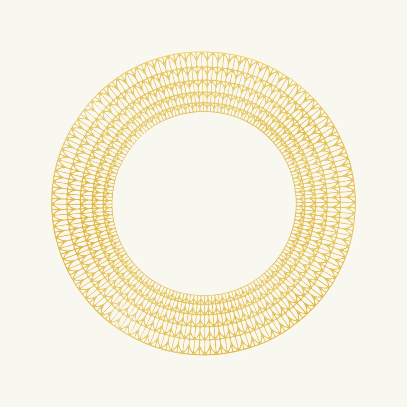 Malmaison Riviera Underplate Round Yellow 31 cm christofle malmaison riviera underplate round yellow 31 cm
