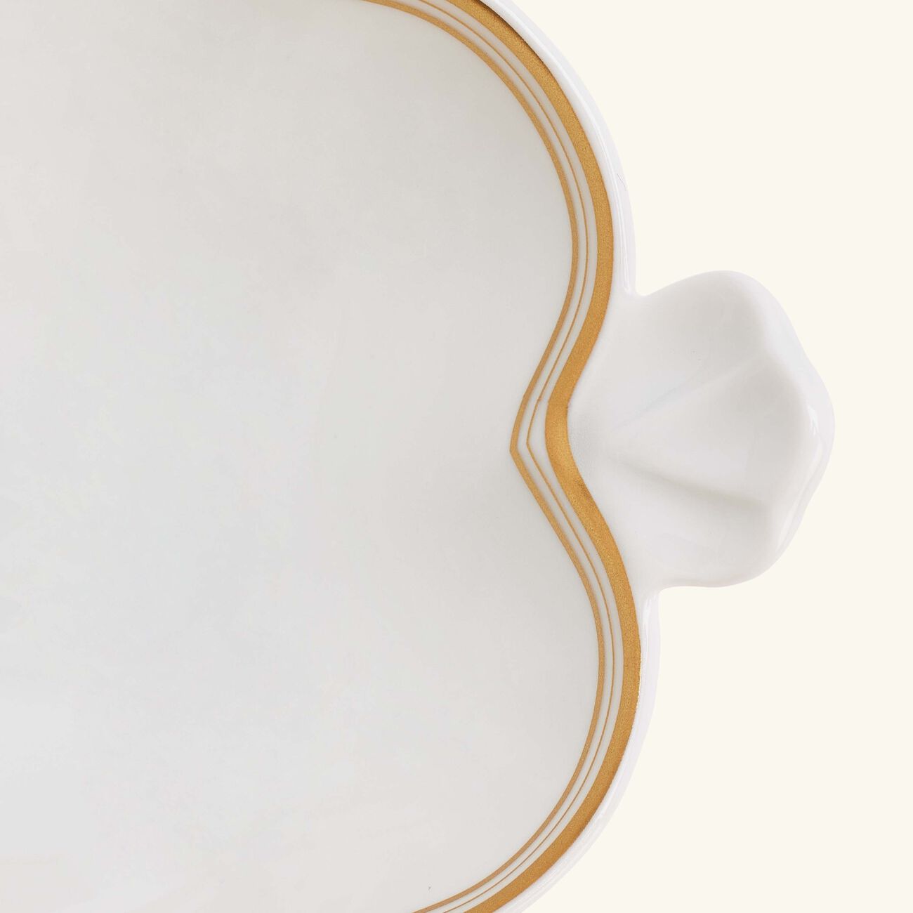 bernardaud pompadour serving bowl gold