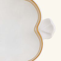 bernardaud pompadour serving bowl gold
