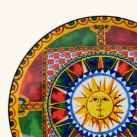 Carretto Sun Bread Plate Round 17cm Set Of 2 dolce gabbana casa carretto sun bread plate round 17cm set of 2