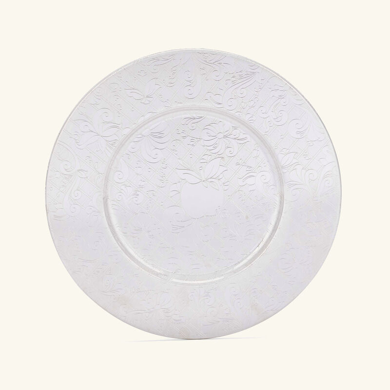 christofle jardin d eden charger plate silver plated 32cm