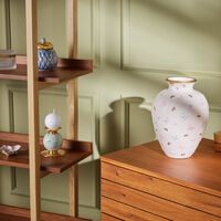 villari butterfly medium vase pink