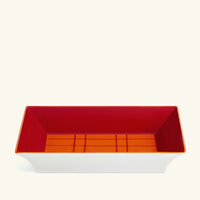 Tartan Trinket Tray Rectangular Small Red etro tartan trinket tray rectangular small red