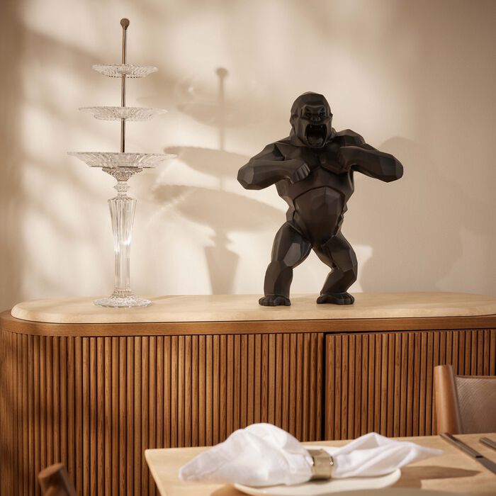 daum wild kong sculpture large black limited edition