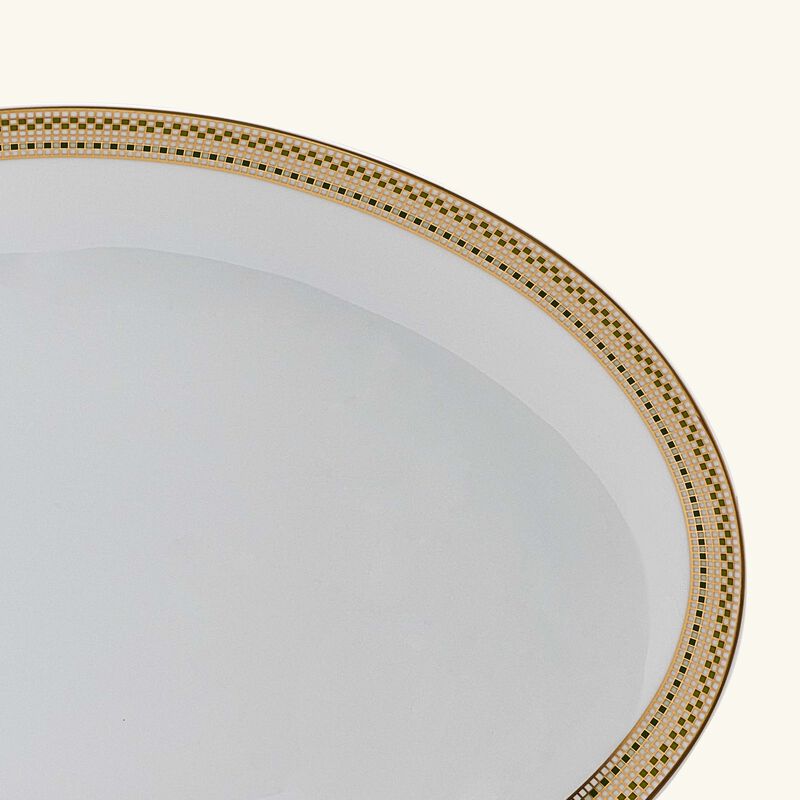 برناردو طبق التقديم أوغوستا بتصميم بيضاوي 38 سم