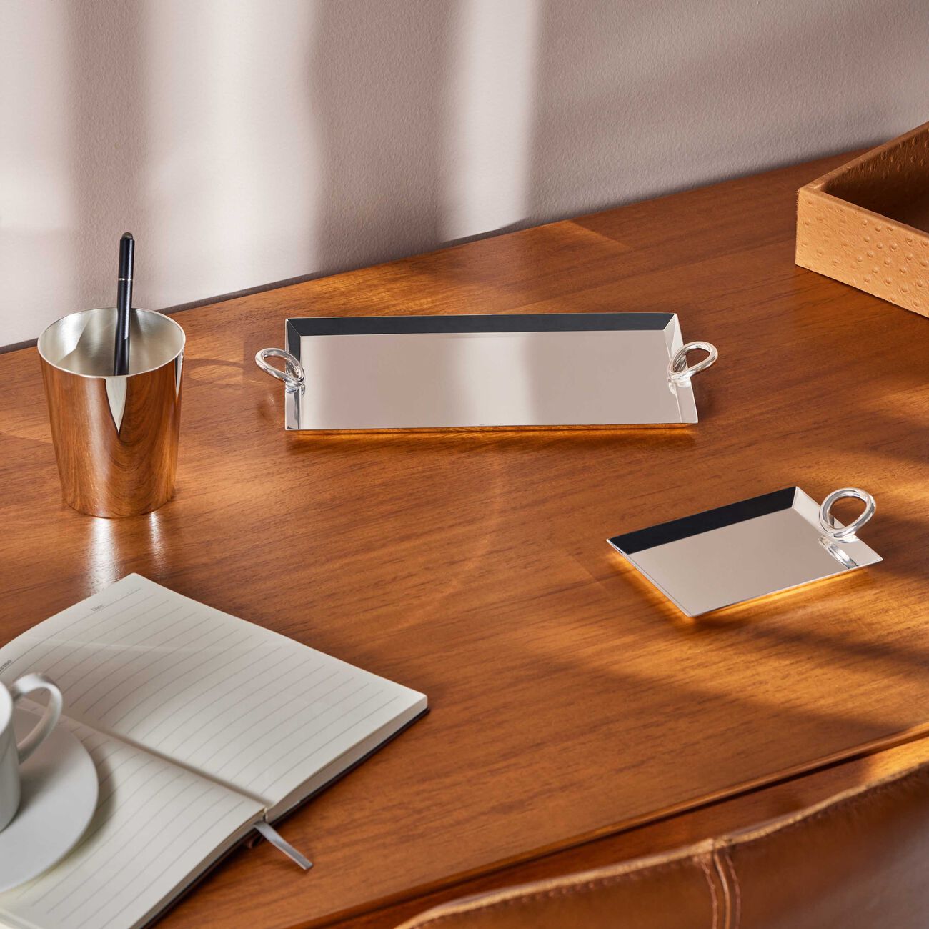 كريستوفل علبة الرسائل فيرتيجو مطلية بالفضة