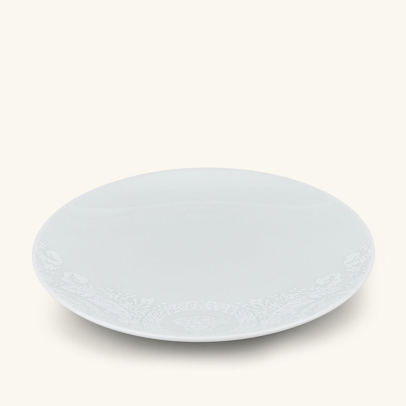 Barocco'92 Bianco Bread Plate Round White 17cm versace barocco 92 bianco bread plate round white 17cm