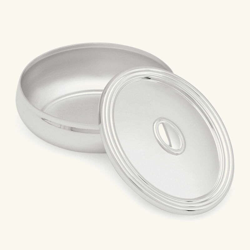 كريستوفل وعاء سكاكر ميداليون باللون الفضي