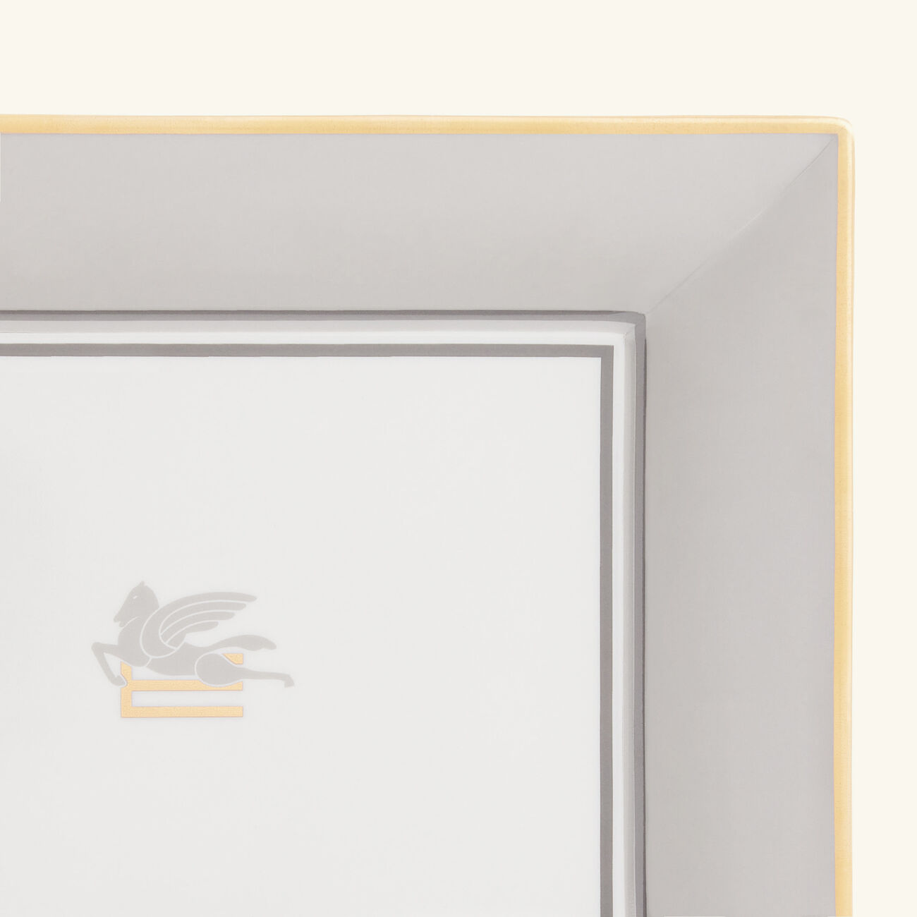 Pegaso Trinket Tray Rectangular Small Grey etro pegaso trinket tray rectangular small grey