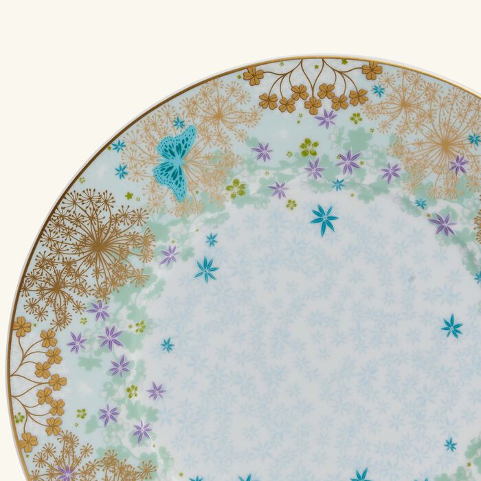 bernardaud feerie michael cailloux salad plate round pink 21cm