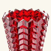 Eye Zigzag II Vase Medium Red baccarat eye zigzag ii vase medium red