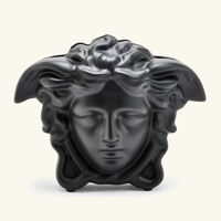 versace medusa grande vase small black