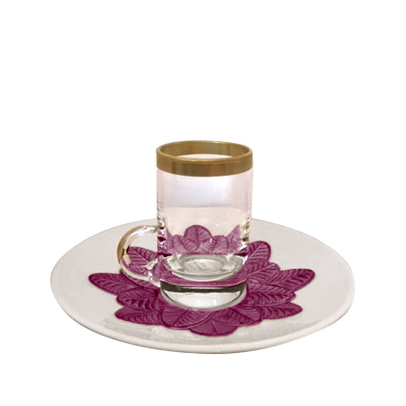 Taormina Arabic Tea Cup And Saucer, large