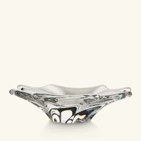 baccarat cadix ashtray round small clear