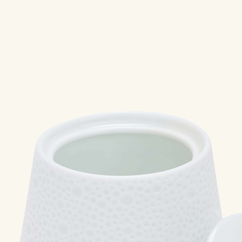 bernardaud ecume sugar bowl white