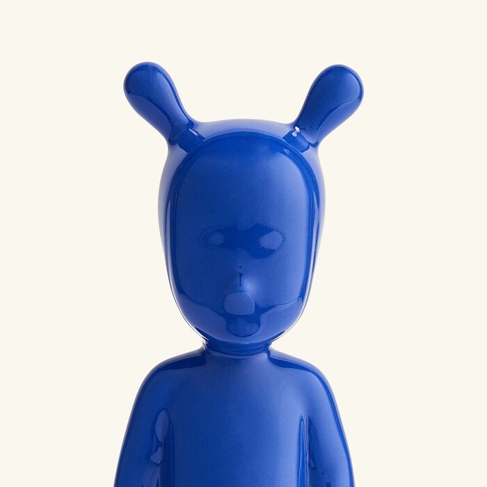 lladro the indigo guest sculpture small blue