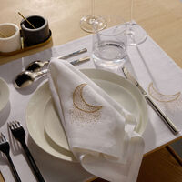 catherine denoual fairy moon napkin white
