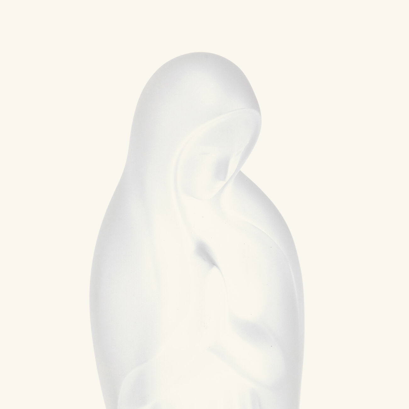 Virgin with Hands Together Sculpture Medium Clear lalique virgin with hands together sculpture medium clear
