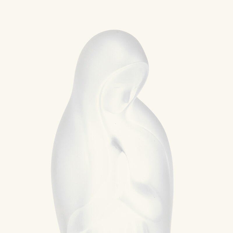 Virgin with Hands Together Sculpture Medium Clear lalique virgin with hands together sculpture medium clear