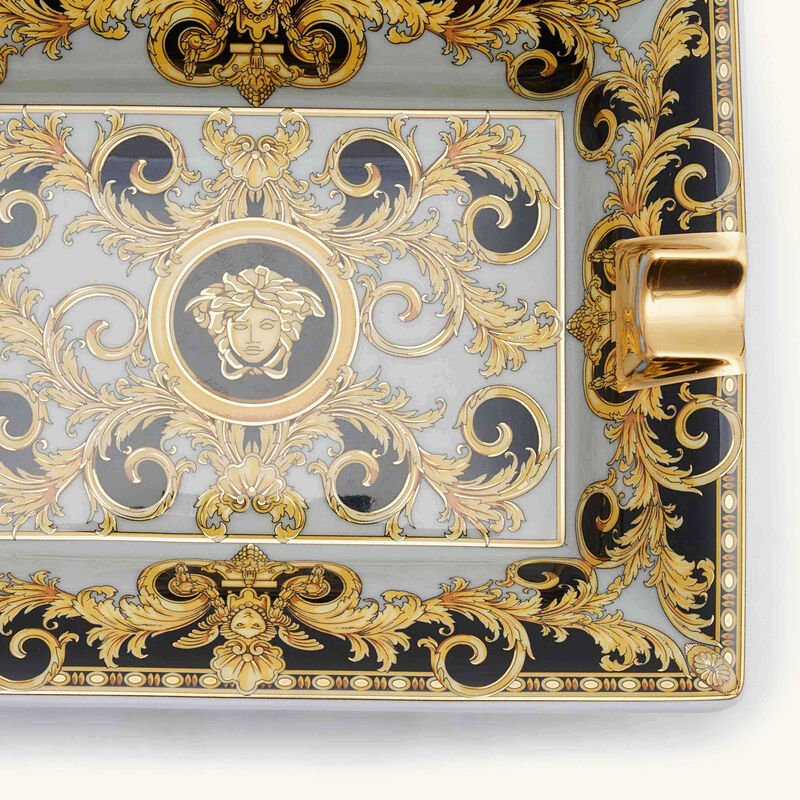 Prestige Gala Ashtray Rectangular Small Grey versace prestige gala ashtray rectangular small grey