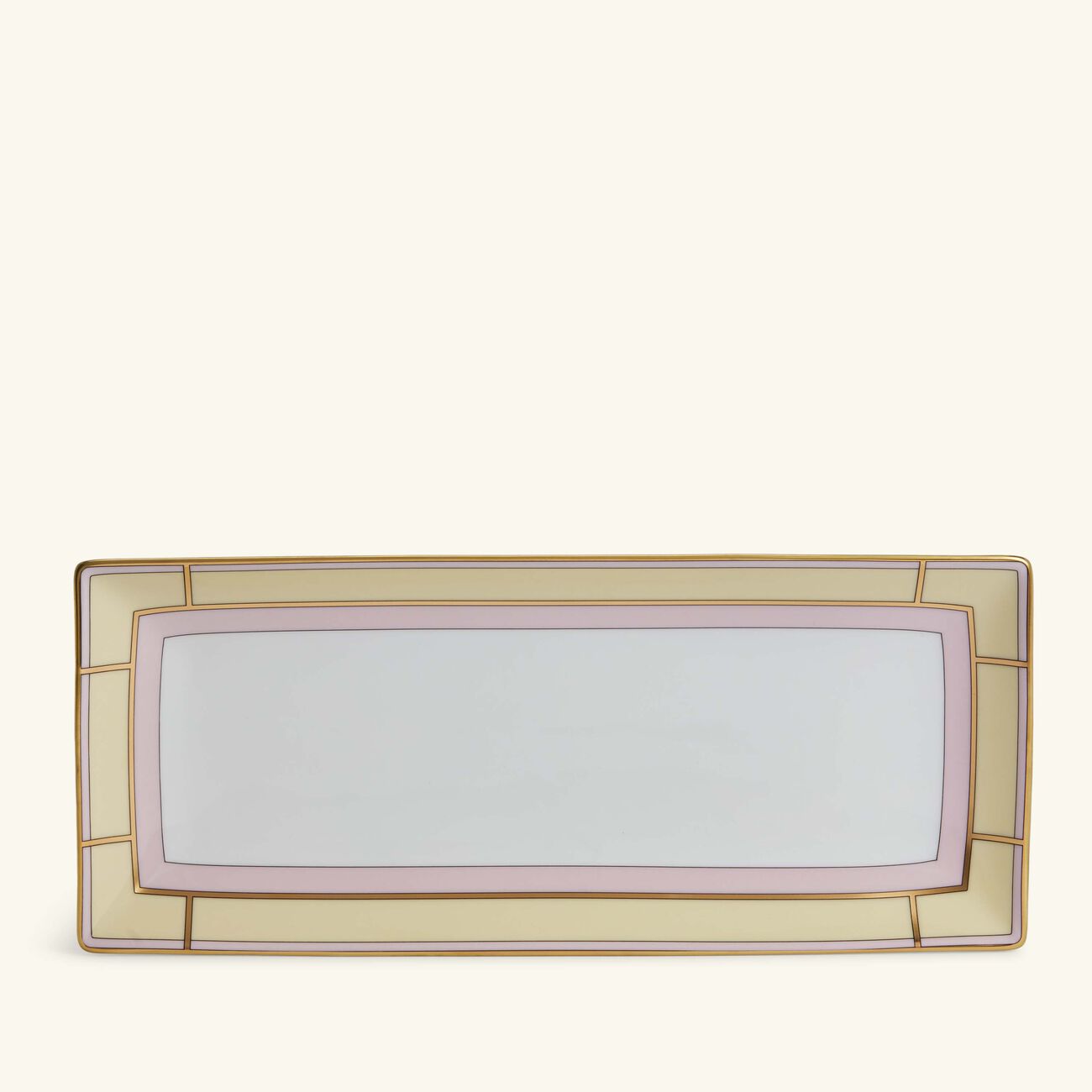 ginori 1735 diva serving platter rectangluar yellow 29cm