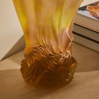 daum croisi re vase large yellow