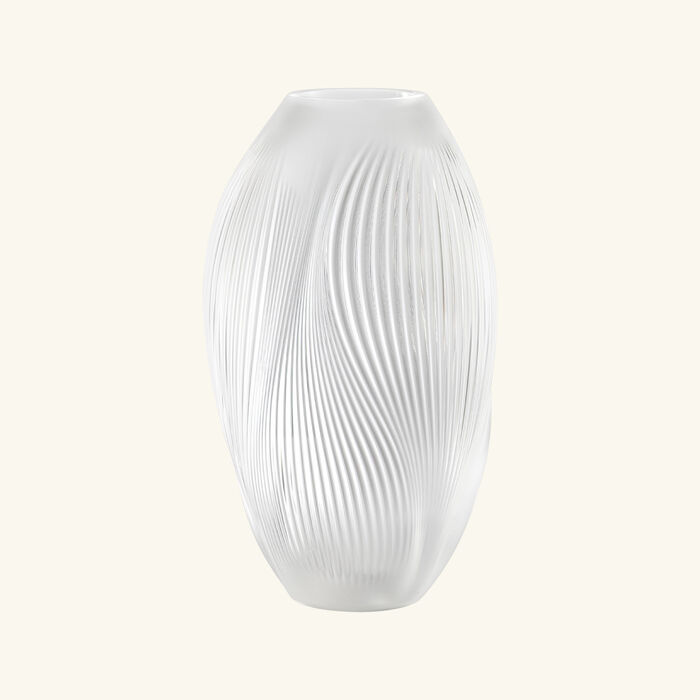 Alize Vase Medium Clear lalique alize vase medium clear