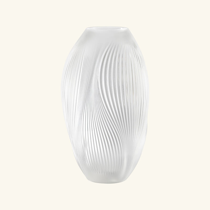 Alize Vase Medium Clear lalique alize vase medium clear