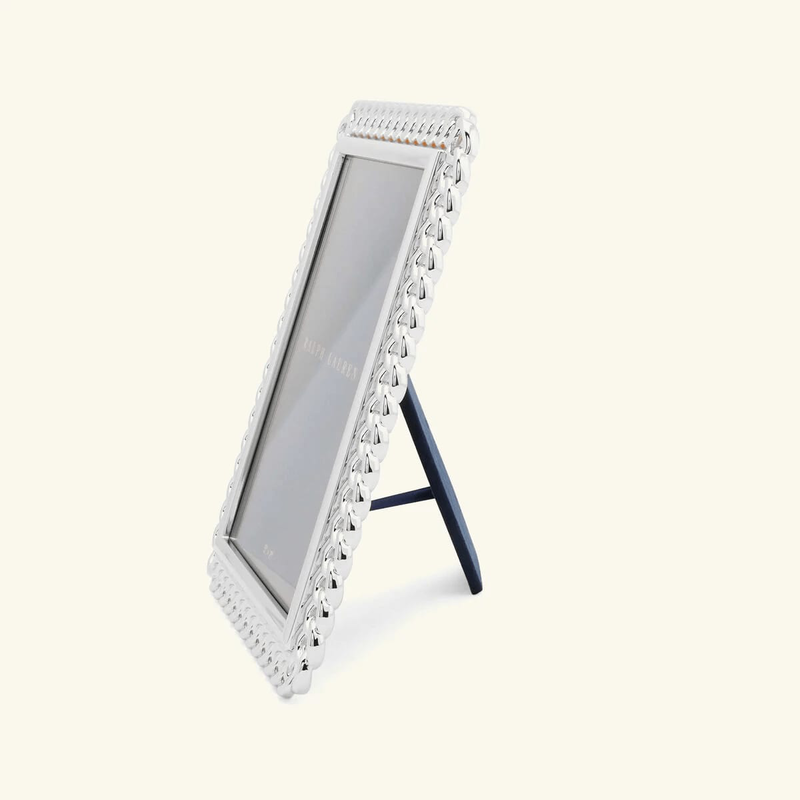 رالف لورين هوم إطار الصور بليك مطلي بالفضة 20 25سم