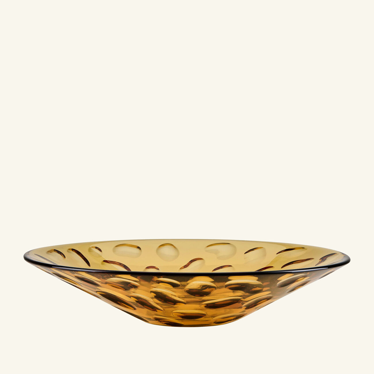 Crystal Open Centerpiece Amber mario cioni c crystal open centerpiece amber