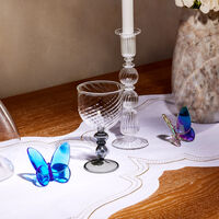 baccarat papillon lucky butterfly figurine mini blue