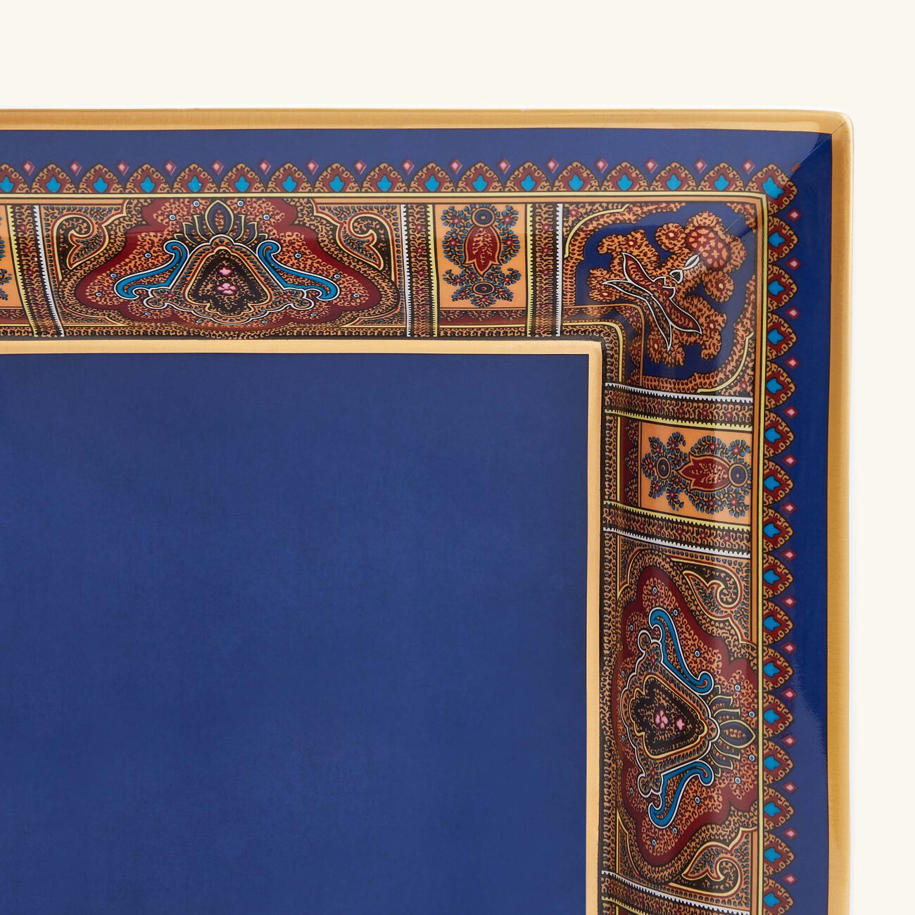 Cachemire Trinket Tray Square Medium Blue etro cachemire trinket tray square medium blue