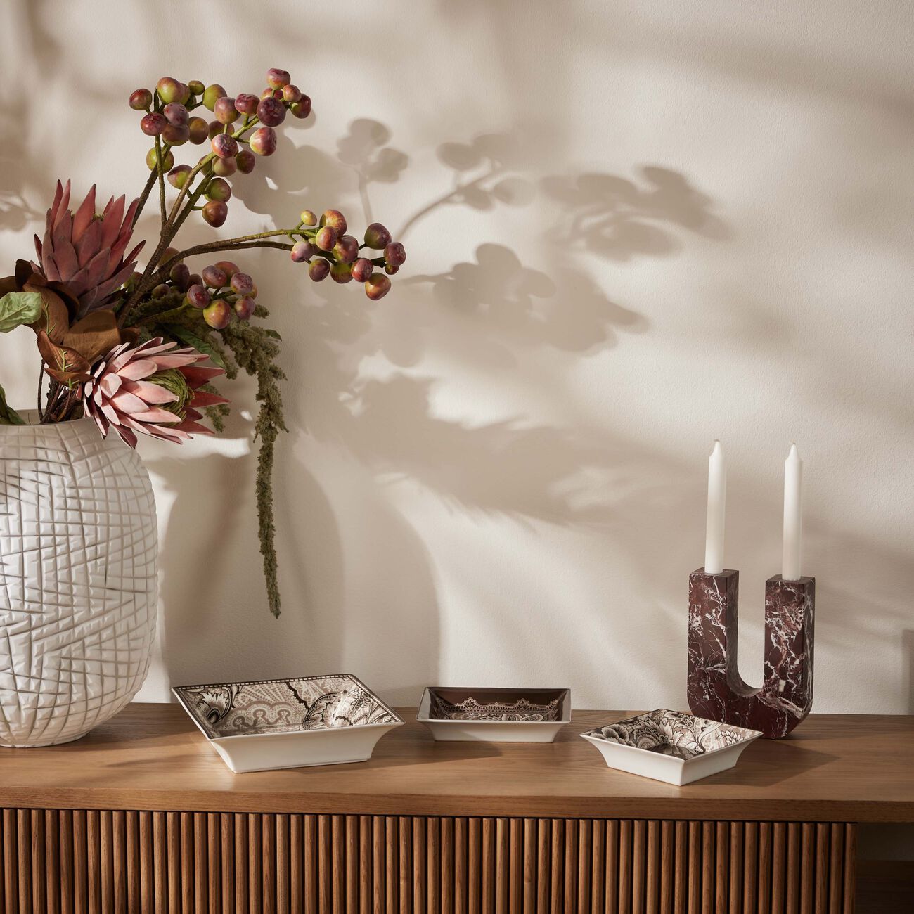 إيترو صينية بلوم مربعة صغيرة باللون الأخضر