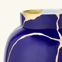 bernardaud kintsugi cobalt vase small blue