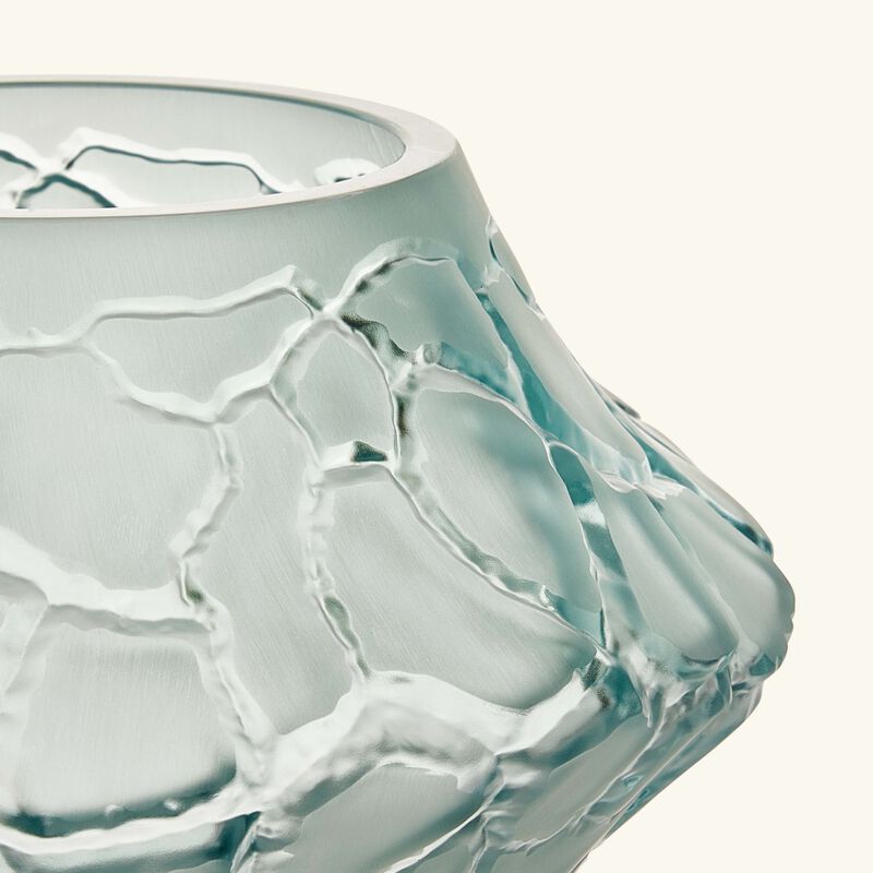 مزهرية تيرامينيرال كالديرا فوتيف الدائرية الصغيرة باللون الأزرق لاليك مزهرية تيرامينيرال كالديرا فوتيف الدائرية الصغيرة باللون الأزرق