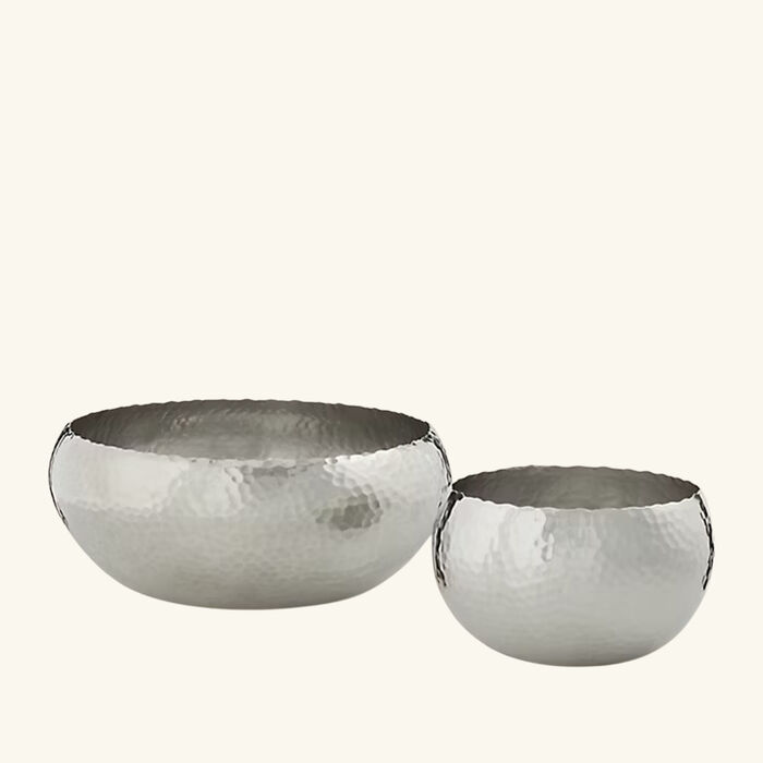 Evans Serving Bowl Nickel Set of 2 ralph lauren home evans serving bowl nickel set of 2