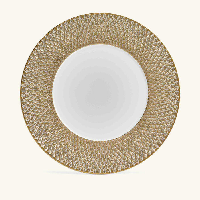 christofle malmaison imp riale underplate round gold 31cm