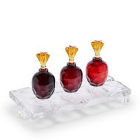 Red Perfume Bottles Suspended with Tray, small
