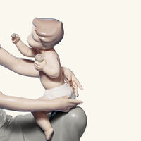 One for You One for Me Mother Sculpture Medium Blue lladro one for you one for me mother sculpture medium blue