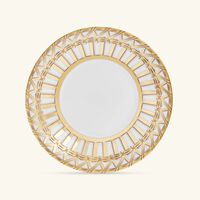 بينتو باريس فنجان الشاي فانري مع صحنه باللون الذهبي