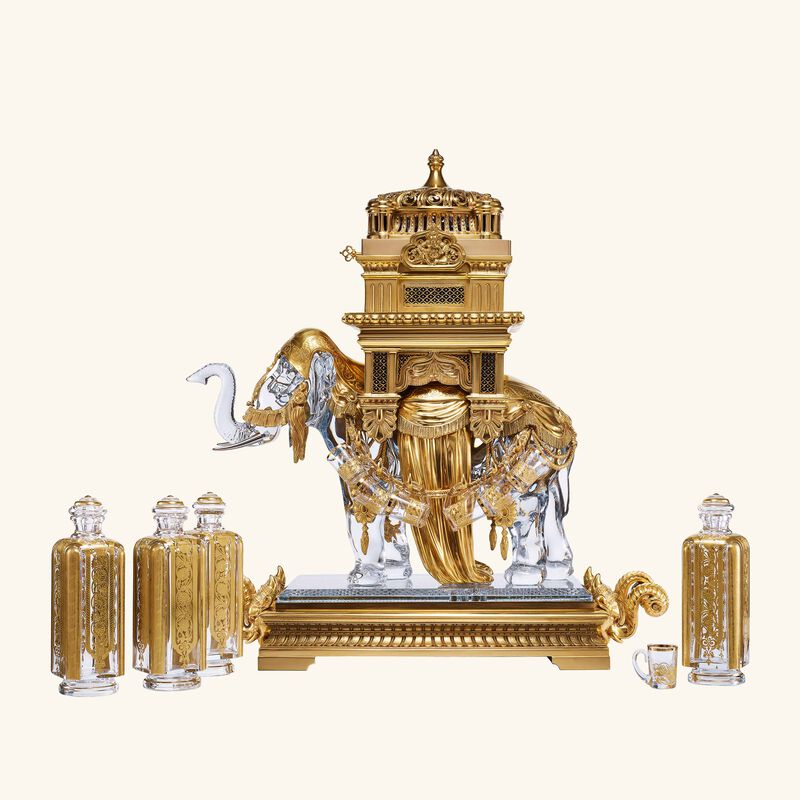 باكارا مجموعة إلفنت للمشروبات على شكل فيل